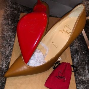 Christian Louboutin brown heels